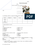 Fișă de Evaluare 5a