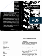 Castoriadis, Ontología de La Creación PDF