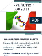 Discorso Diretto e Discorso Indiretto Corso 11 Calusac