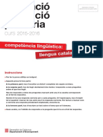 Prova Catala 2016 PDF