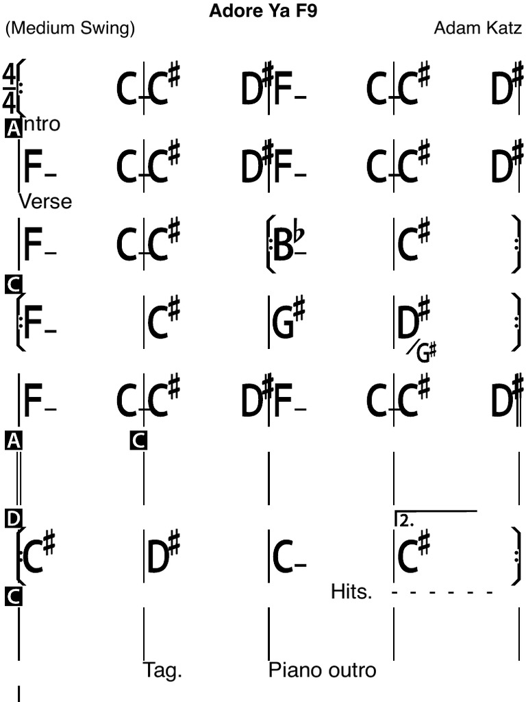 Intro: (Medium Swing) Adam Katz | PDF