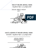 Border Jadual Waktu Kelas 2017