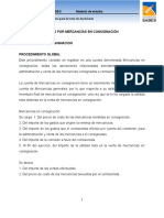 5.4. Las Operaciones Por Mercancías en Consignación