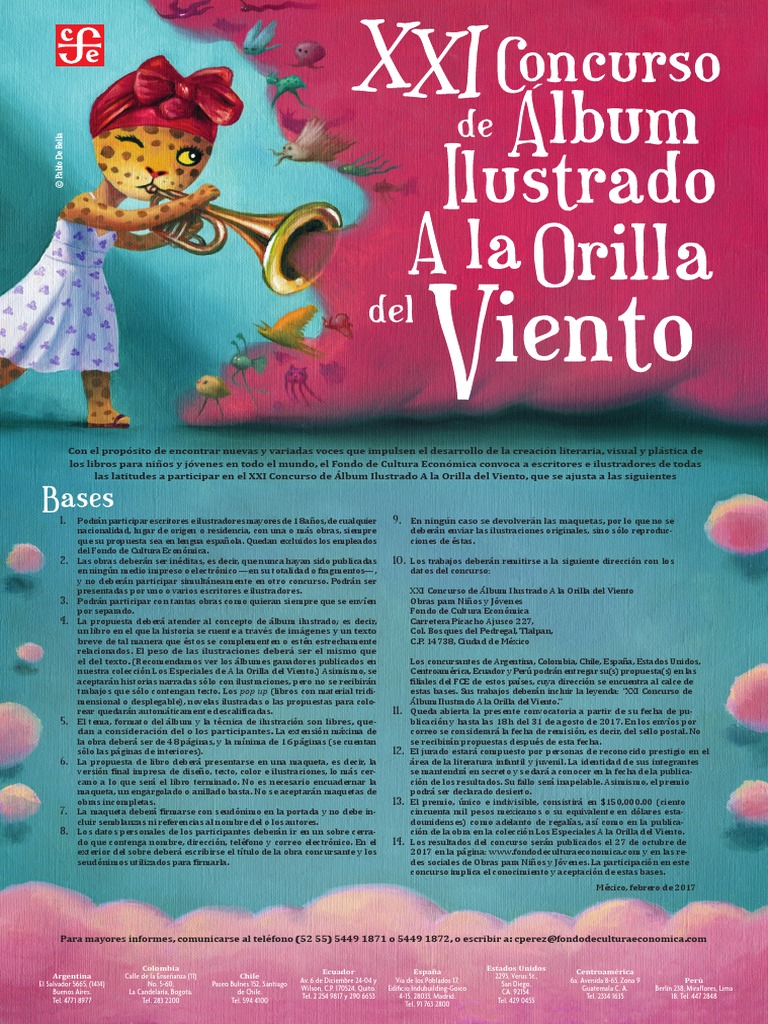 Convocatoria XXI Concurso A la Orilla del Viento | PDF | Literatura ...