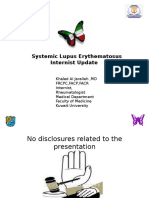 Systemic Lupus Erythematosus Internist Update