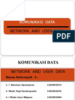 Komunikasi Data - Network and User Data