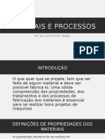 Materiais e Processos - Aula3