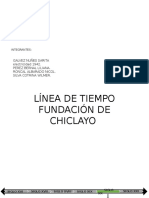 Línea de Tiempo Fundación de Chiclayo