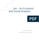 Motivation - An Economic and Social Analysis: Rushil Anand - 20151219 Joseph Moses Parambi - 20151273