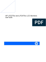 Manuale HP LP2475w PDF