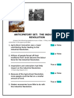 1 Industrial Revolution Anticipatory Set