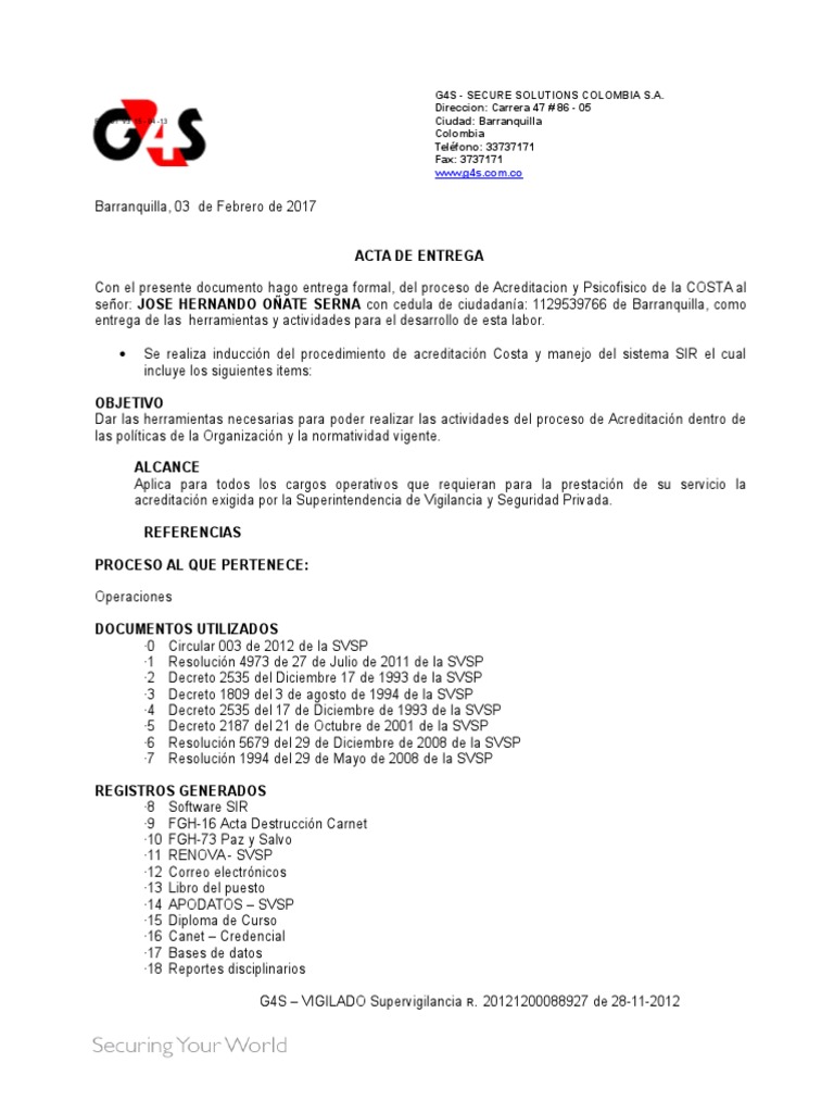 Acta de Entrega Jose  Vigilancia  Informática y tecnología de la