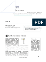 (Método RULA - Rapid Upper Limb Assessment)