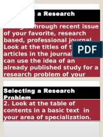 Report in Research