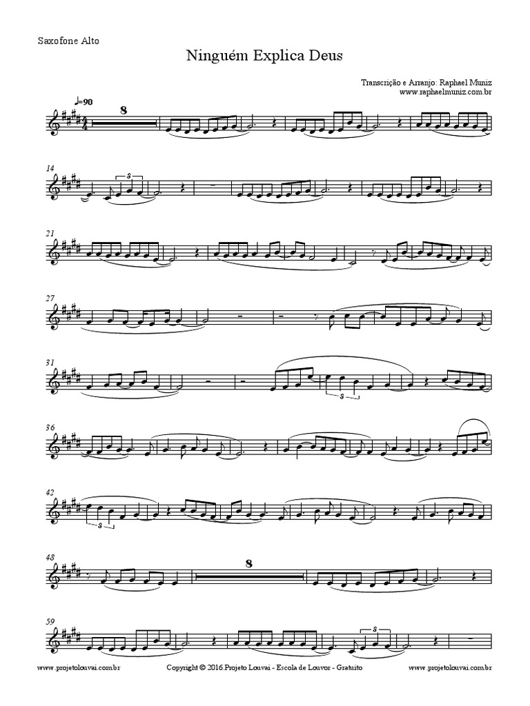 Cartola - O Mundo Um Moinho - Saxofone Alto PDF