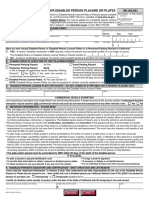 DMV Disabled Parking Application