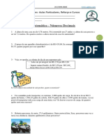 Matemática - Números Decimais - Fácil