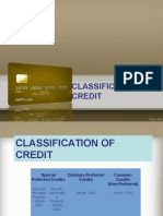 Credit Power Point_Classification of Credit