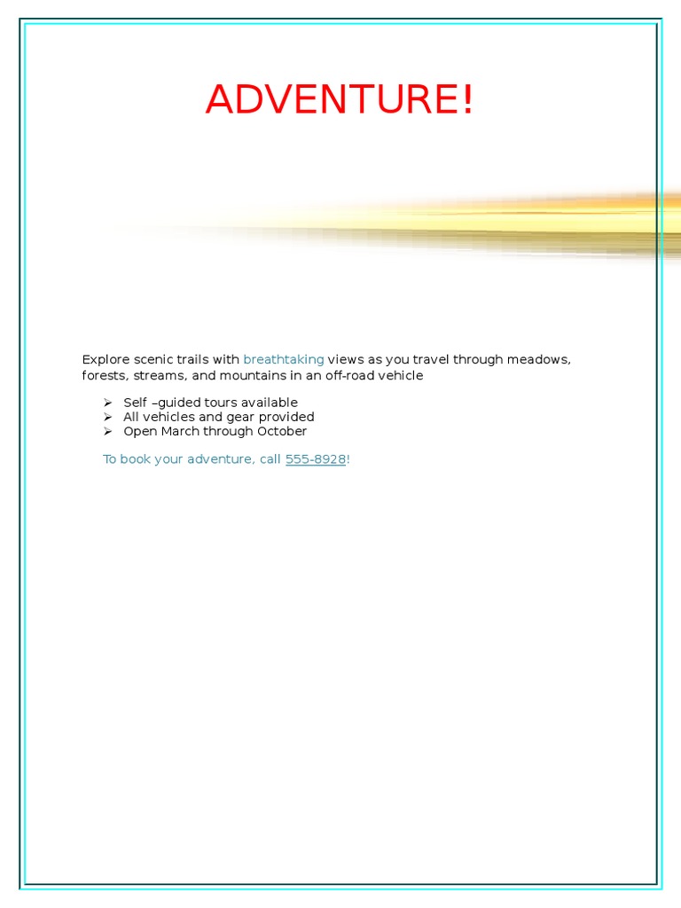 Adventure | PDF