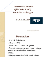 Matematika Teknik Pertemuan 1&3&5