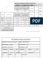 INT AMERICA - Visual Inspection Standards For Stainless Steel Sill Plates