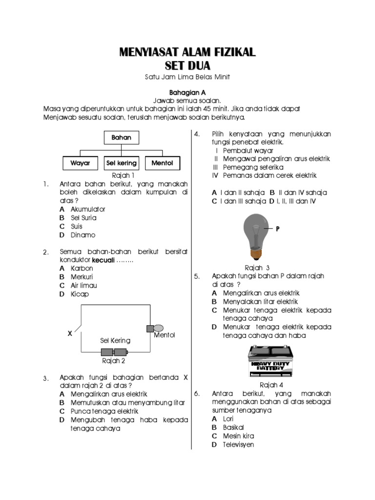 Soalan Sains Tahun 5 Pksr 2 Pdf