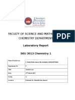 SKU3013 Lab Report Charles Law