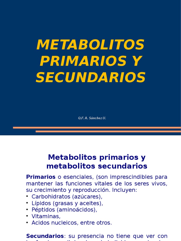 METABOLITOS PRIMARIOS Y SECUNDARIOS CLASE 3.pptx