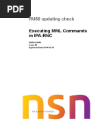 Executing MML Commands in IPA RNC PDF