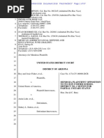 Doc. 2016 - Mendoza Plaintiffs' Opposition to TUSD Motion for Partial Unitary Status