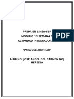 Nojheredia Joseangeldelcarmen M13S3 para Que Ahorrar