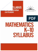 maths syllabus