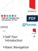SAP S4 HANA SAP & Fiori Navigation Guide v11032017 v2