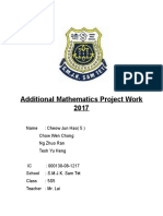 Additional Mathematics Project Work 2017