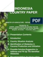 Indonesia Country Paper on Coconut Sector Development