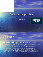 5Politica de Produs