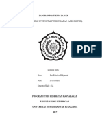 Laporan Pratikum Lab k3 Audiometri