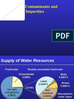 Water Contaminants and Impurities
