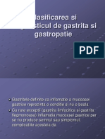 Clasificarea Si Diagnosticul de Gastrita Si Gastropatie