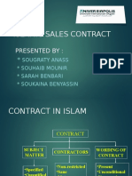 islamic sales contract 