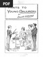 Hints To Youn Conjurer