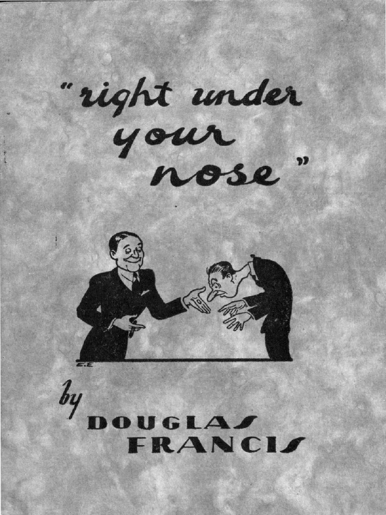 Right Under Your Nose PDF Hand Thumb