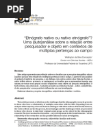 Etnógrafo Nativo Ou Nativo Etnógrafo