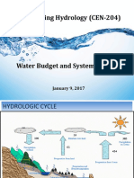 2. Water Budget System