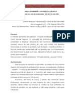 A ESCOLHA DA PROFISSÃO DOCENTE NA ESCRITA AUTOBIOGRÁFICA DE EDUCADORAS INFANTIS DA PBH