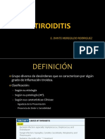 Medicina III - Tiroidistis