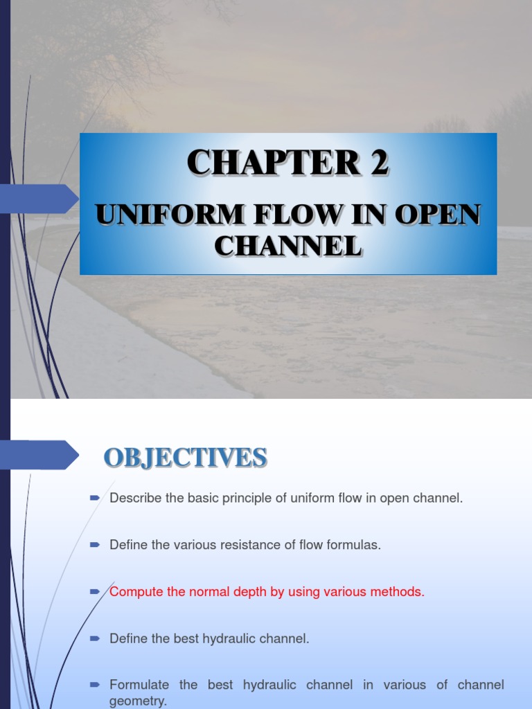 Uniform Flow Principles in Open Channels | PDF | Geometry | Space