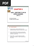 CHAPTER 3 -Non - Uniform Flow in Open Channel (Part 2)