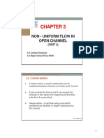 CHAPTER 3 - Non - Uniform Flow in Open Channel (Part 2)