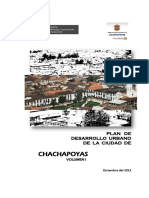 Tomo I: Plan de Desarrollo Urbano de La Ciudad de Chachapoyas - 2013